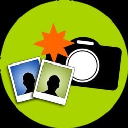 Camera with two pictures
