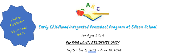 book; letters abc; Fairlawn resident; date