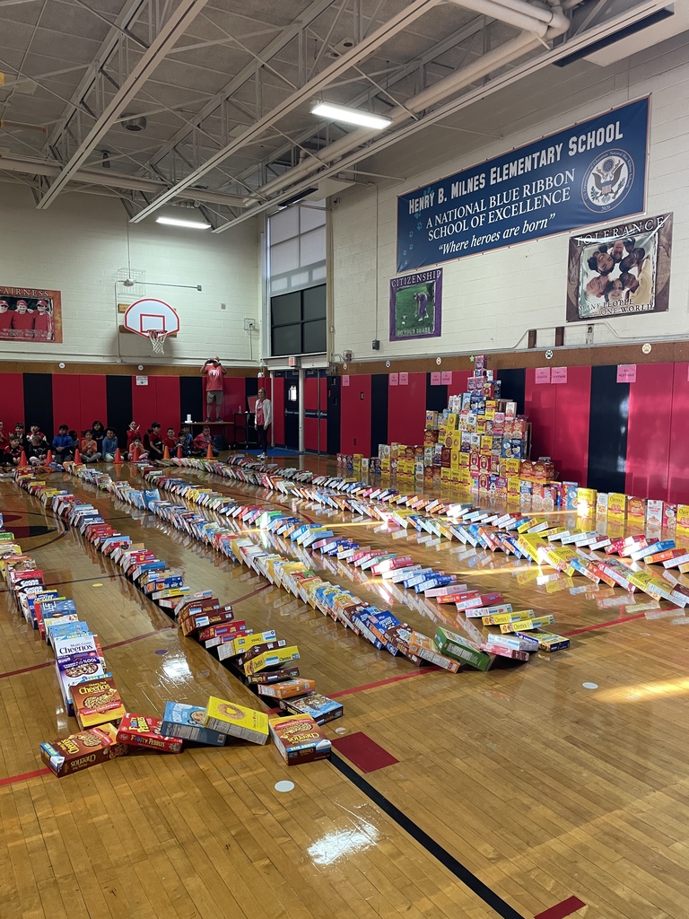 gym with boxes of cereal