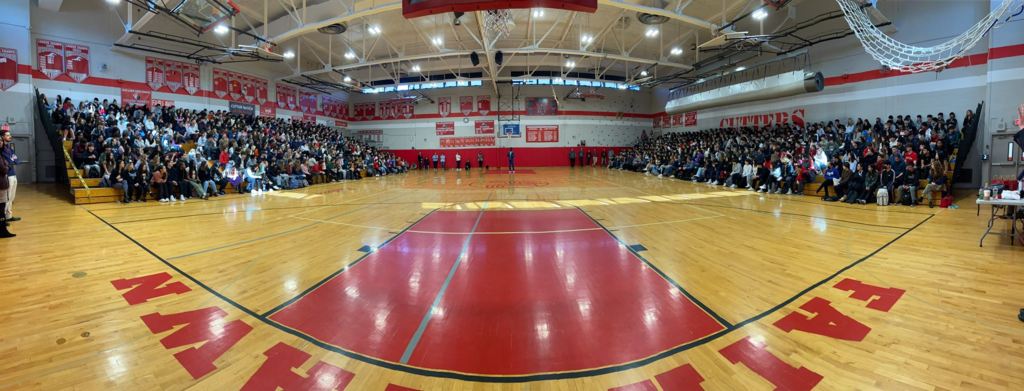 gym full of students